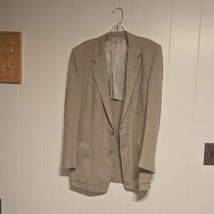 Vintage Classic Beige Men's Blazer